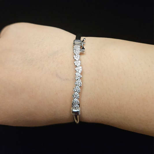 Silver Hearts Bracelet